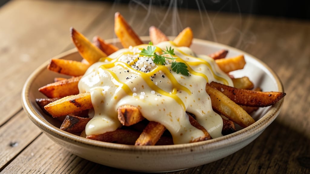 American Cheese Sauce Recipe for Fries: Ultra-Stretchy, Golden-Pool Perfection