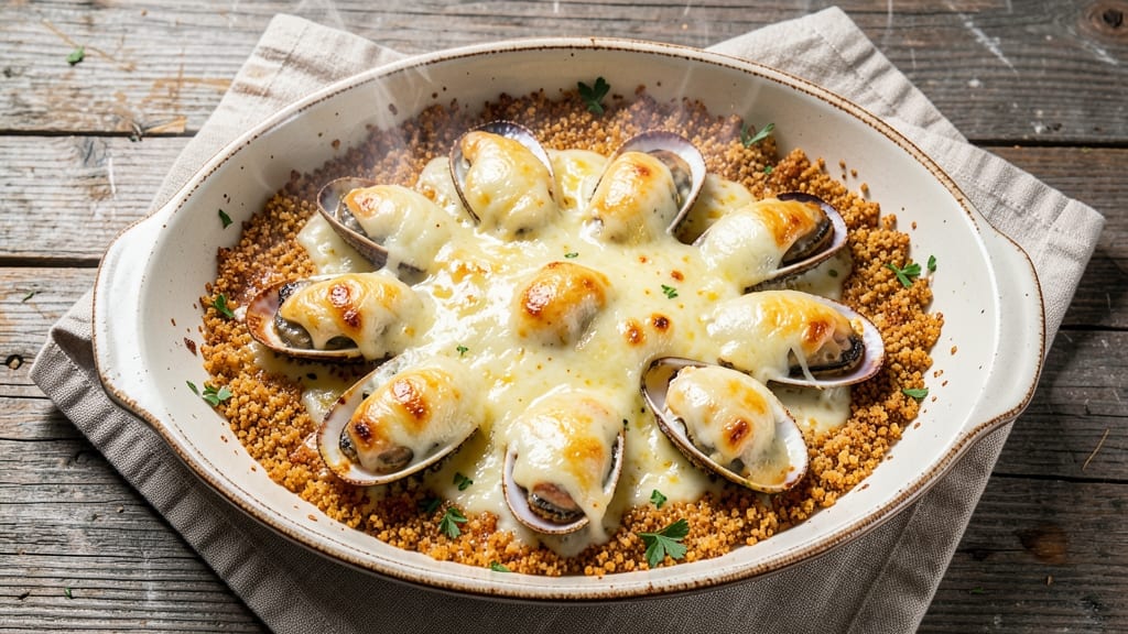 Baked Clams With Cheese Recipe: Crispy-Topped, Melty Pull-Apart Magic