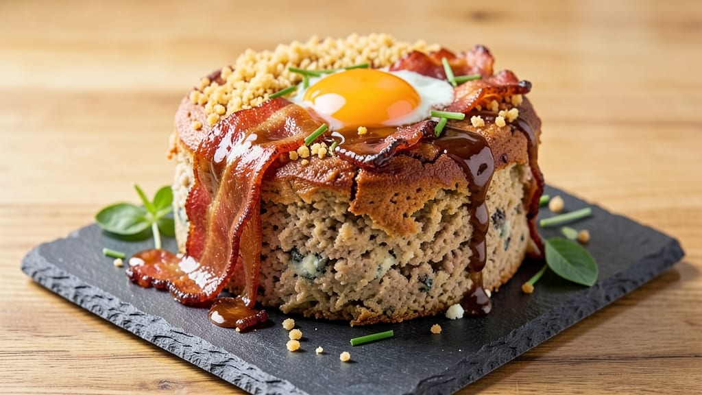 Bacon Blue Cheese Meatloaf Recipe: Smoky Crunch and Creamy Pull-Apart Magic