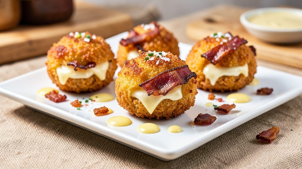 Bacon and Cheese Croquettes Recipe: Crispy Gold Bites With Melty Pull-Apart Magic
