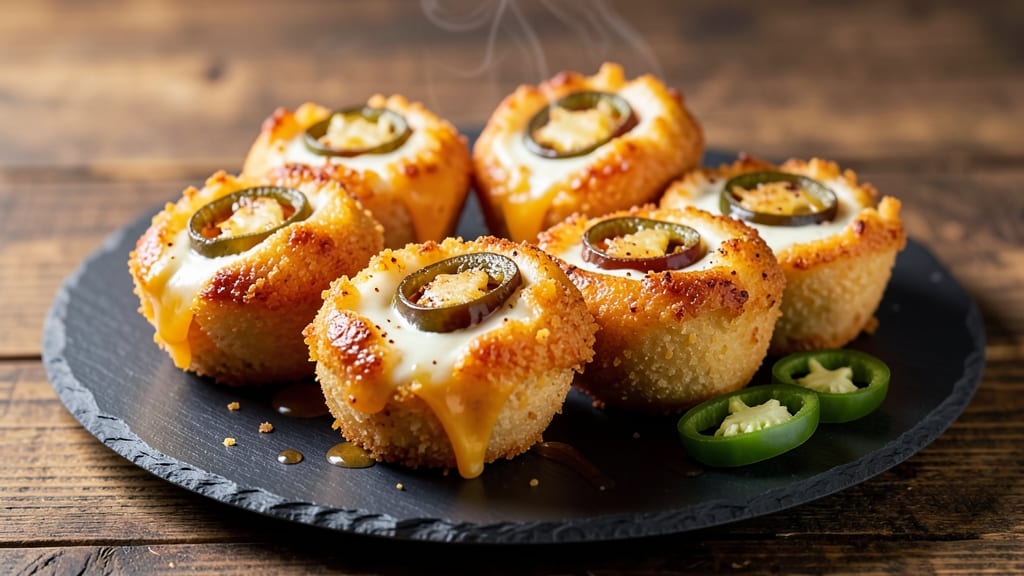 Baked Cream Cheese Jalapeño Poppers Recipe: Gooey Cheese and Spicy Kick in 20 Minutes