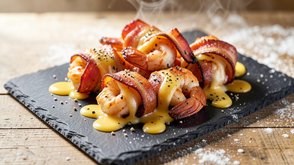 Bacon-Wrapped Shrimp With Cheese Recipe: Crispy Crunch Meets Melty Pull-Apart Magic