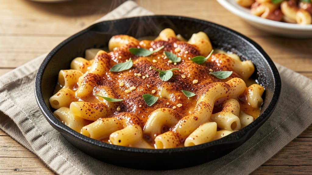 Baked Mac and Cheese Recipe with Paprika: Smoky-Spiced Crunch on Creamy Clouds
