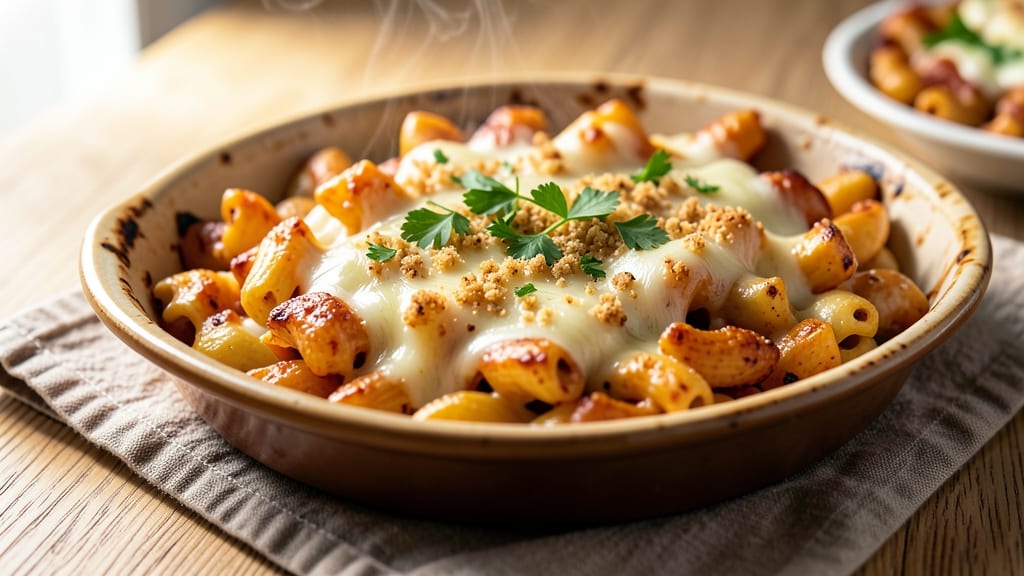 Baked Macaroni Shells and Cheese Recipe: Crispy-Topped Cheesy Bliss in One Dish