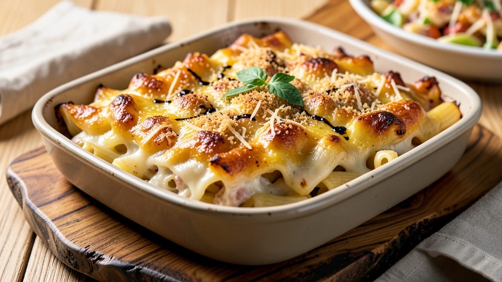 Baked Mac and Cheese Recipe With Shredded Cheese: Ultra-Creamy Bubble Top Magic
