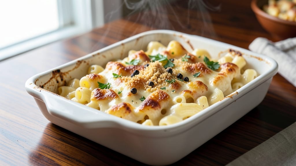 Baked Mac and Cheese Recipe America's Test Kitchen: Crispy Top, Melty Pull-Apart Magic