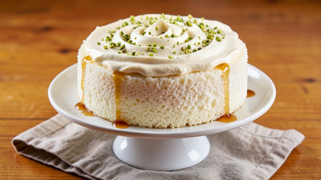 Angel Food Cake With Cream Cheese Frosting Recipe: Lightest Cake Meets Ultra-Rich Frosting