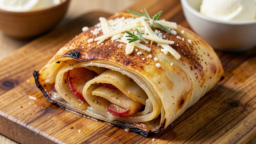 Apple Cheese Strudel Recipe: Flaky Layers and Warm Spiced Apple Filling