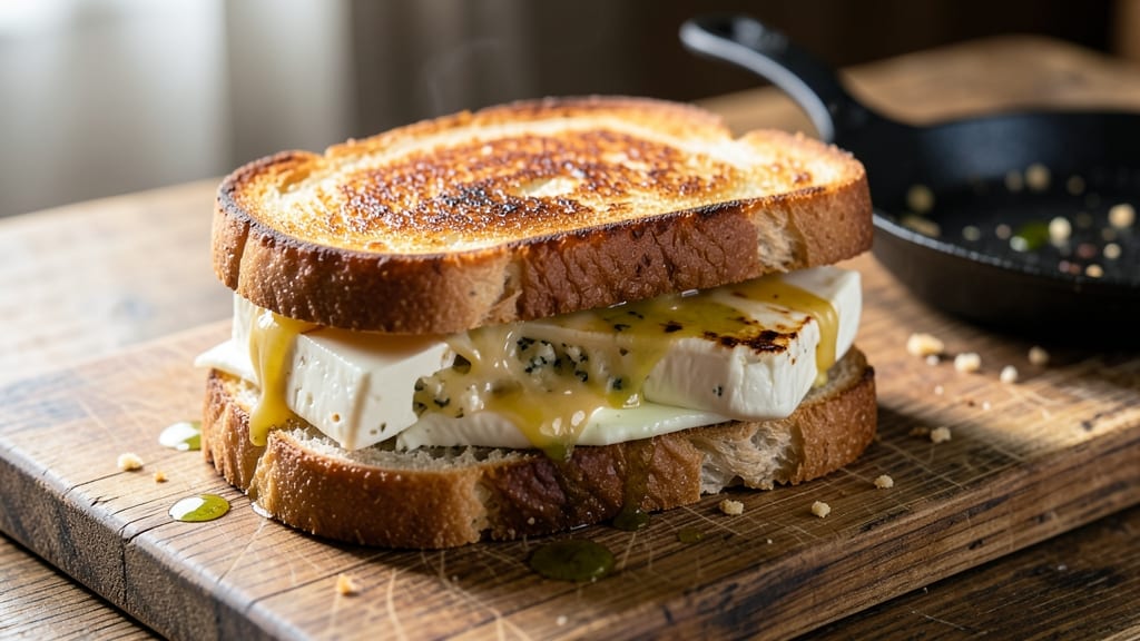 Artisan Grilled Cheese Recipe: Crispy-Golden Crusts With Gooey Cheese Rivers