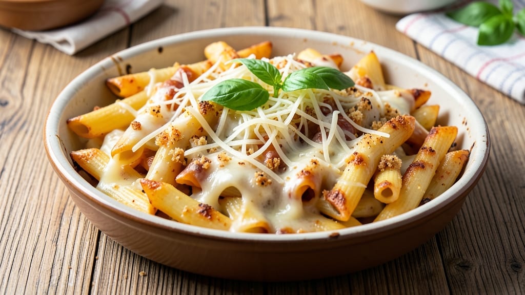 Baked Penne With Cheese Recipe: One-Pan Melty Crispy Magic