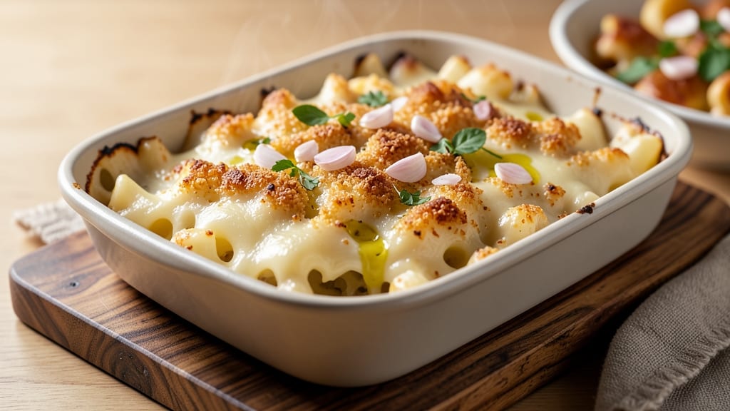 Baked Garlic Mac and Cheese Recipe: Golden Crust, Gooey Garlic-Infused Cheese