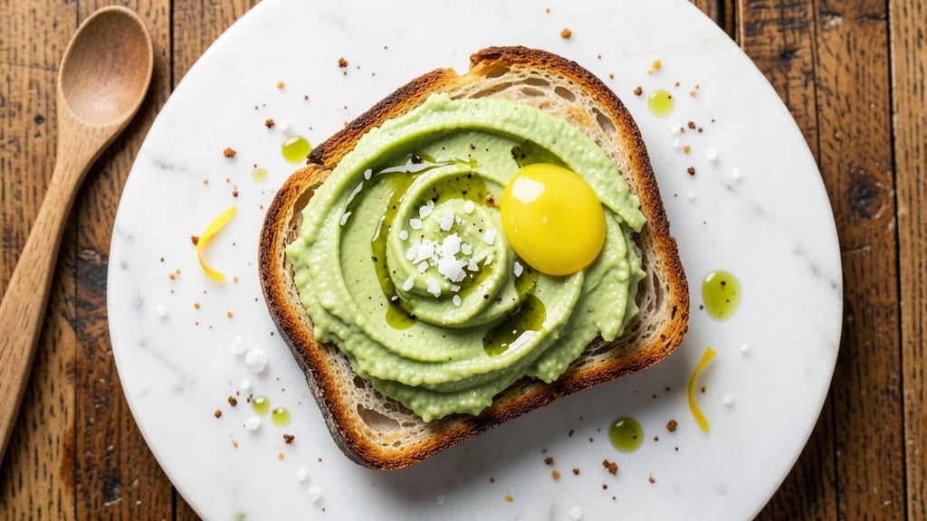 Avocado Cream Cheese Toast Recipe: Bright Green Vibrancy With Creamy Avocado Swirls