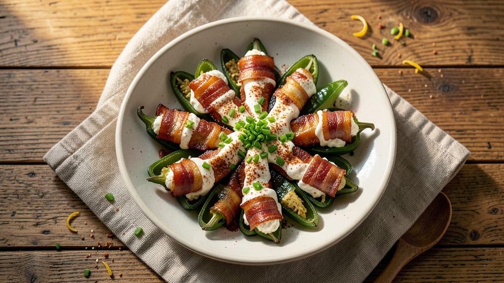 Bacon-Wrapped Jalapeños With Cream Cheese Recipe: Smoky Spice and Creamy Kick in 25 Minutes