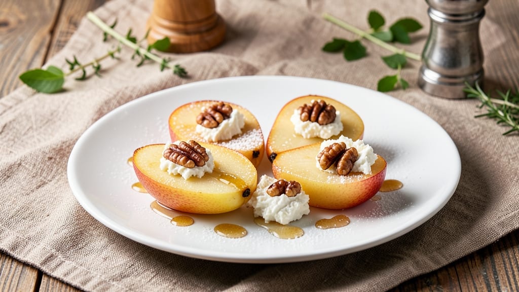 Baked Pear and Goat Cheese Recipe: Caramelized Sweetness and Tangy Pairing