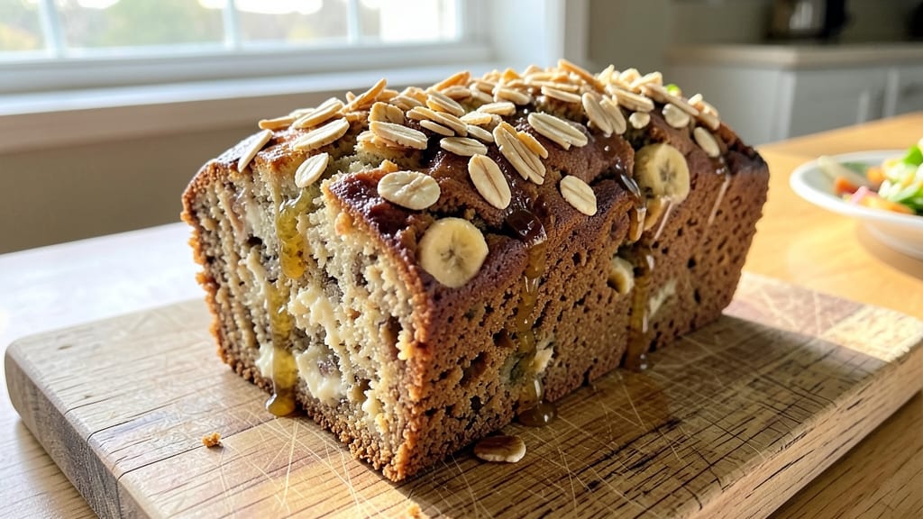 Banana Bread Recipe With Cottage Cheese And Oats: Moist Crumb and Hearty Oat Texture