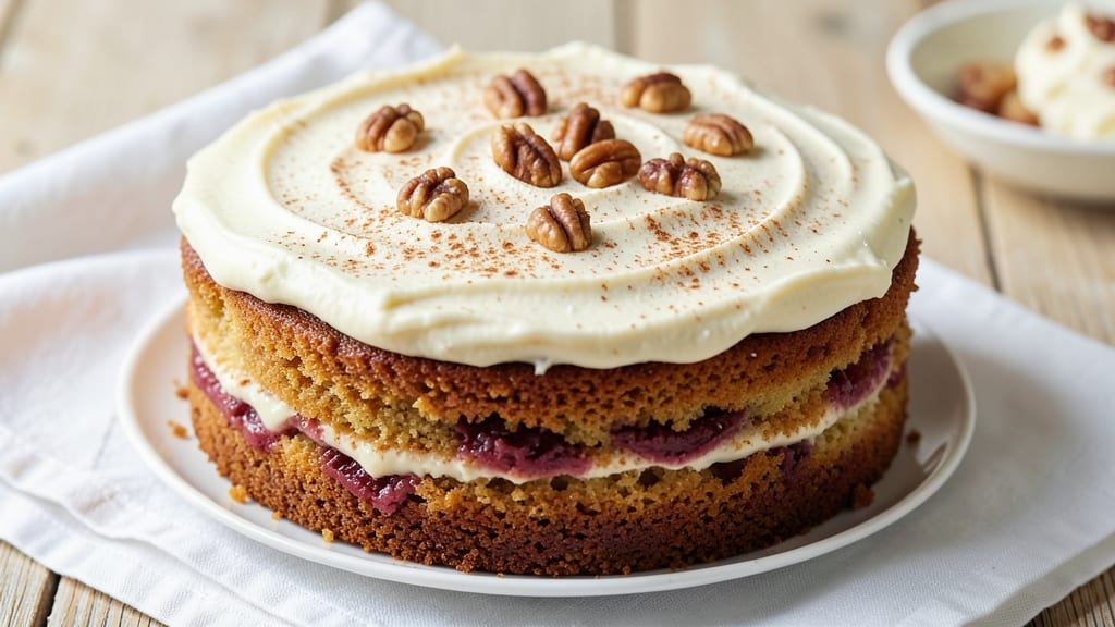 Applesauce Cake With Cinnamon Cream Cheese Frosting Recipe: Warm Spice and Velvety Frosting Harmony