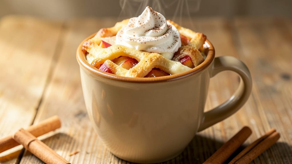 Apple Pie Cottage Cheese Mug Cake Recipe: Warm Spice Swirls in 5 Minutes