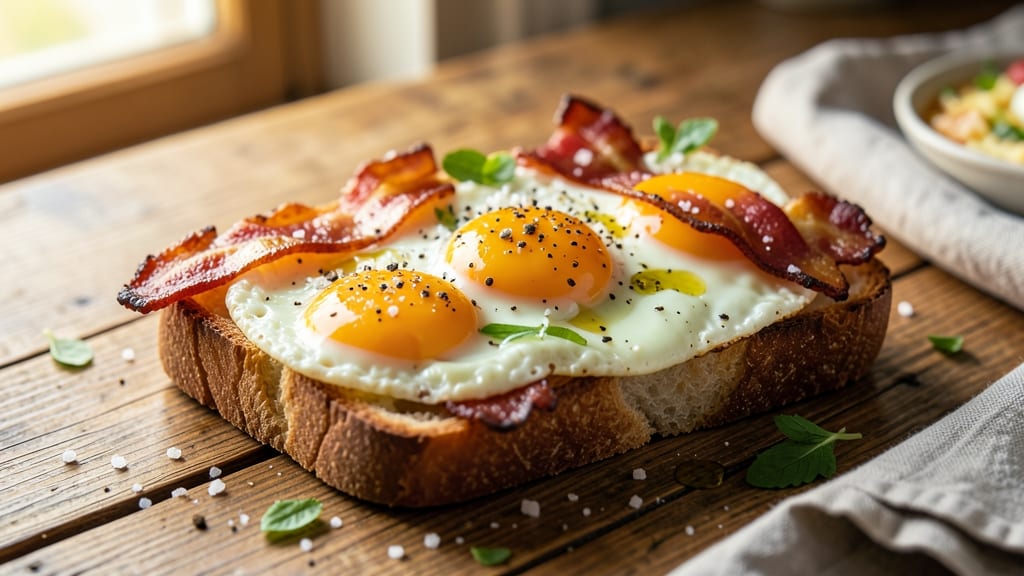 Bacon Egg Cheese Ciabatta Recipe: Crispy Bread Hugging Gooey Melts