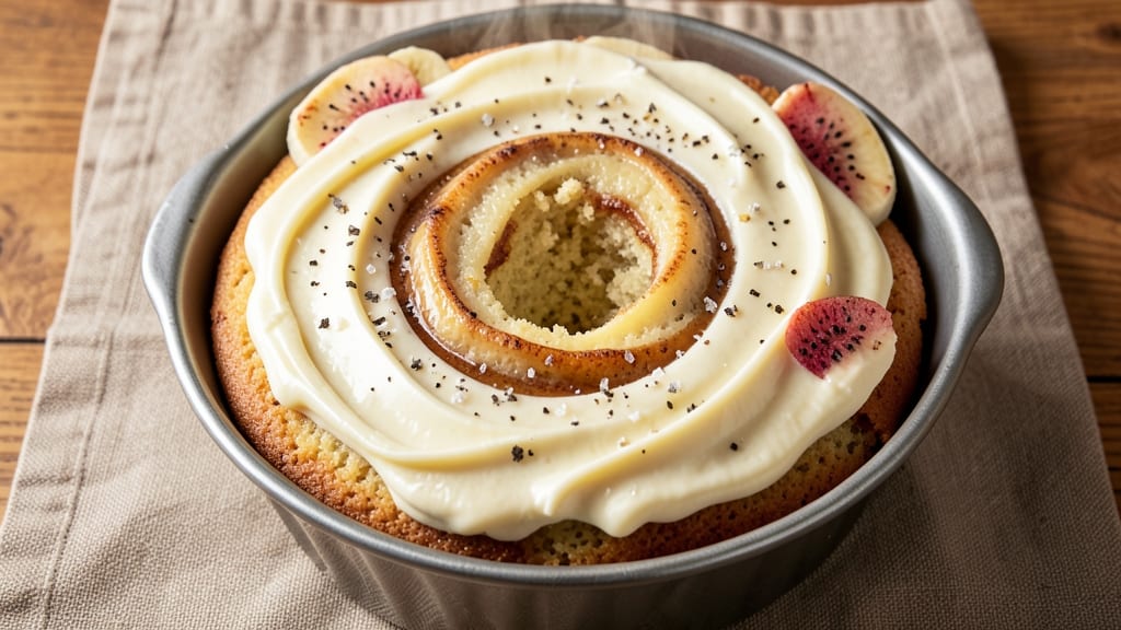 Banana Cream Cheese Pound Cake Recipe: Moist Layers with Cream Cheese Swirls