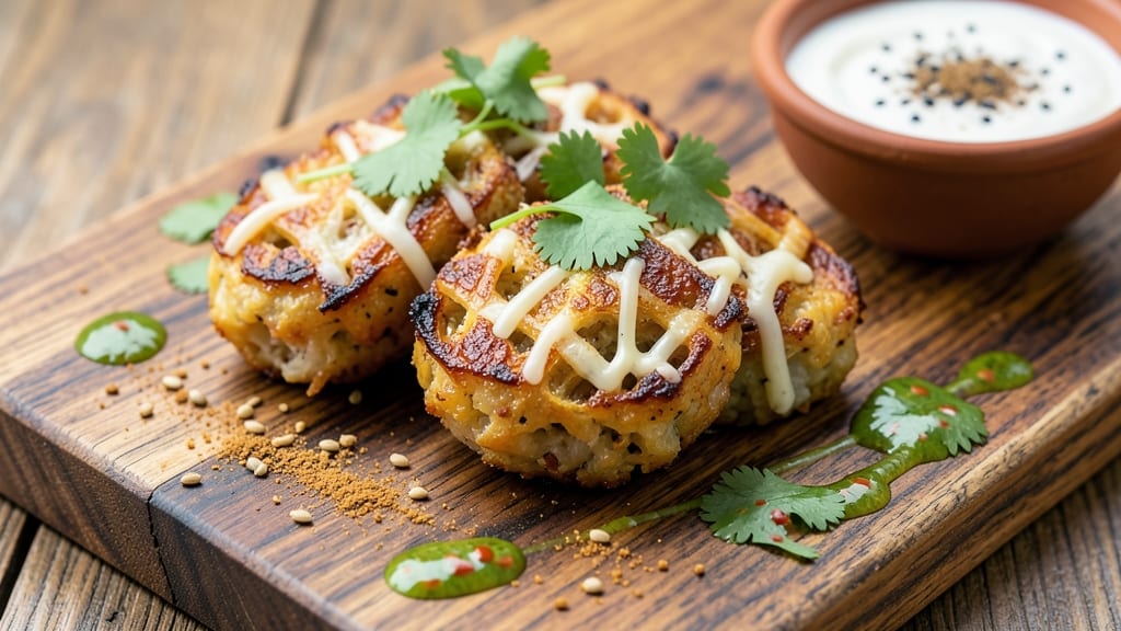 Aloo Cheese Tikki Recipe: Spiced Potato and Cheese Bites with Crispy Crust