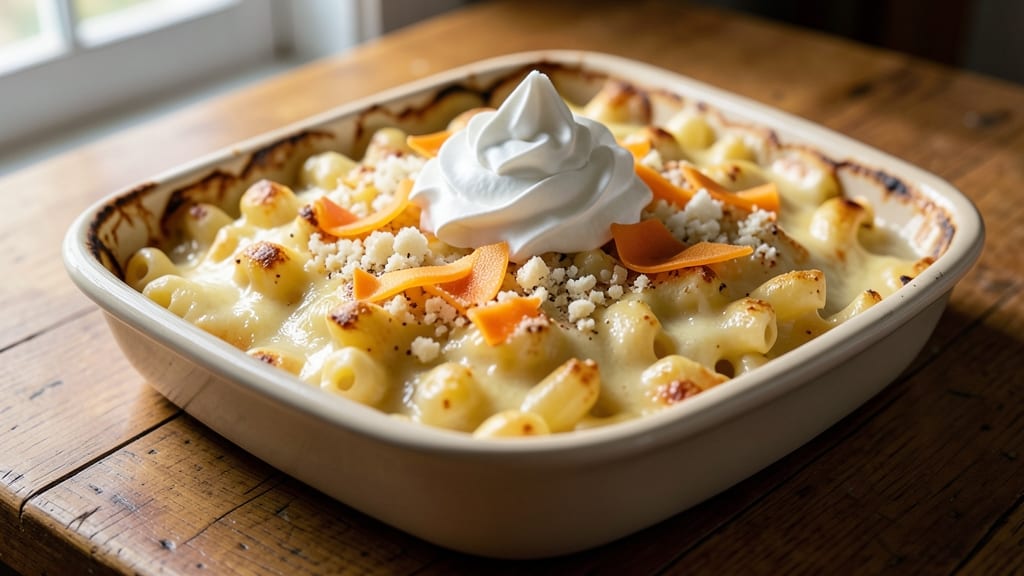 Baked Macaroni and Cheese Recipe with Whipping Cream: Ultra-Smooth, Velvety Bite in One Pan