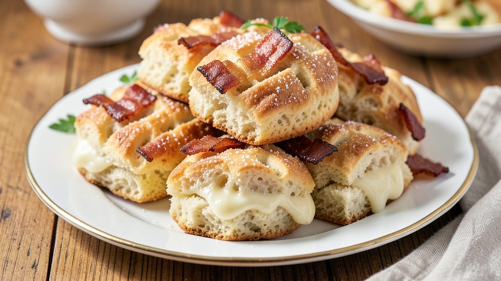 Bacon and Cheese Dog Biscuit Recipe: Smoky Crispy Bites With Melty Cheese Centers