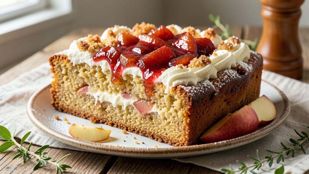 Apple Cream Cheese Coffee Cake Recipe: Buttery Streusel Top With Moist Coffee Layers