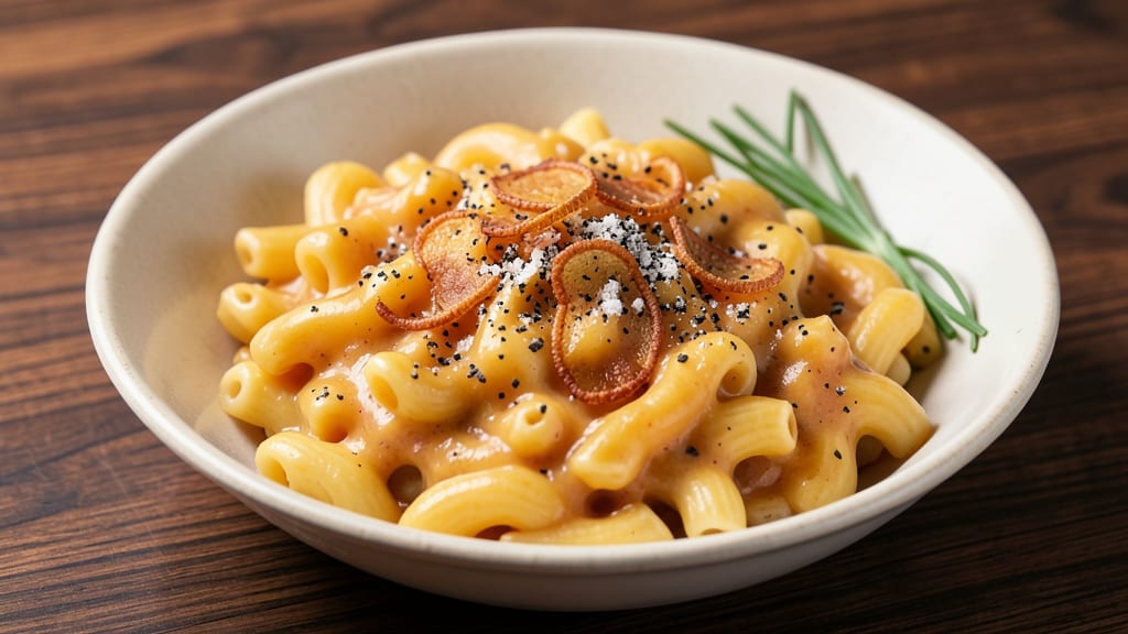 Aged Cheddar Mac and Cheese Recipe: Sharp Crystals and Crispy Breadcrumbs Top