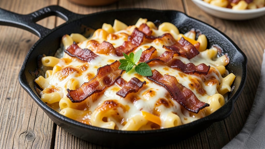 Bacon Mac and Cheese Recipe Stovetop: Crispy Edges and Smoky Cheese Pull in One Pot