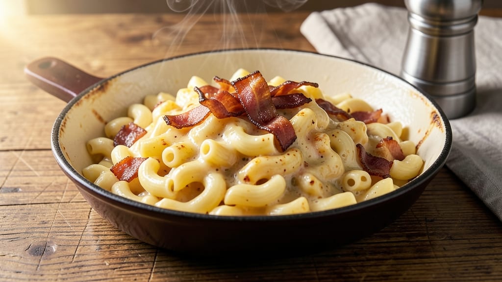 Bear Mac and Cheese Recipe: Smoky Bacon Crunch and Melty Streaks in One Pan