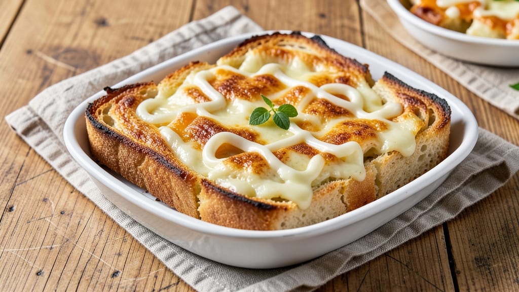Basic Cheese Strata Recipe: Crispy Top, Melty Layers in One Bake